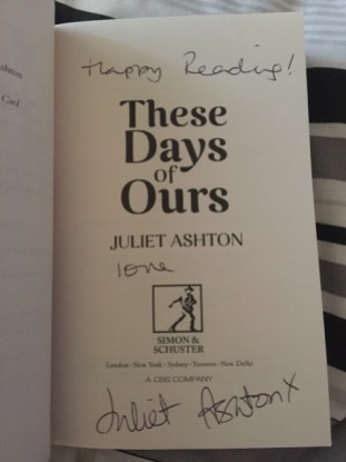 These days are ours juliet ashton
